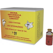 Vacina Antirrábica Labovet 1dose 1ml (Raiva)